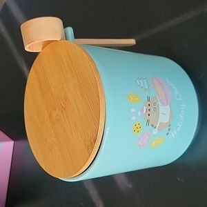Pusheen Cat Kit Treat Jar With Scoop